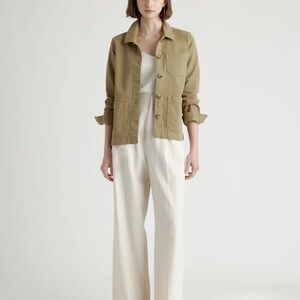 Quince Olive Utility Jacket for Women